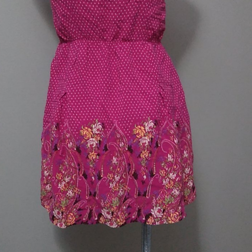 Free People pink polka dot baby doll dress small - Picture 8 of 13